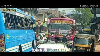 Running Video Of Harisree From Nileshwar Stand Road | Kannur Bus Lover's | sreerag sreeroo creations