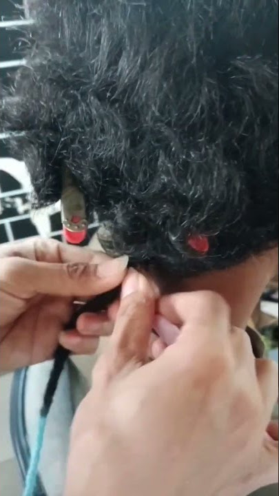 rambut gimbal 45batang #gimbal