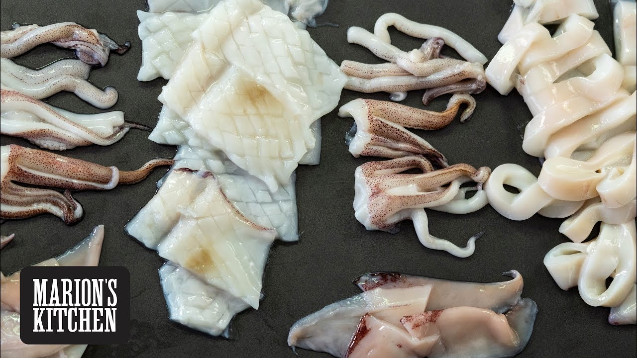 How to Clean & Prepare Squid At Home - Marion's Kitchen