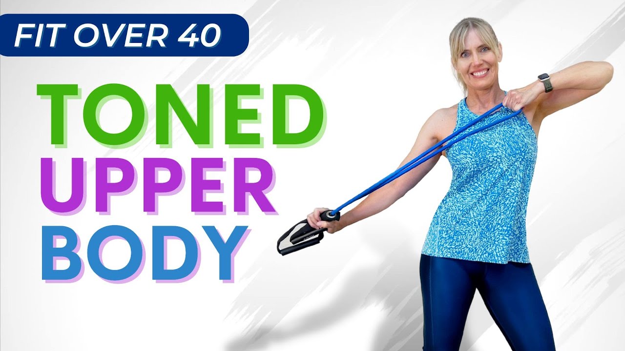20 Minute Upper Body Band Workout for Women Over 40 - YouTube