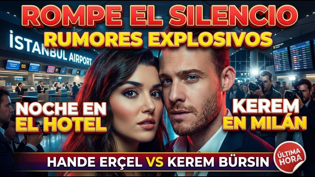 Ханде Эрчел нарушает тишину в аэропорту и распространяет взрывные слухи о Кереме Бюрсине