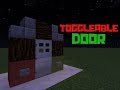 How to make a toggleable door  mcpe 0141