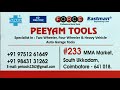 Automobile special tools in coimbatore  pee yem tools  wellcomindia