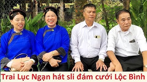Gái xinh Lộc Bình và trai Lục Ngạn hát sli đám cưới Pò Vèn