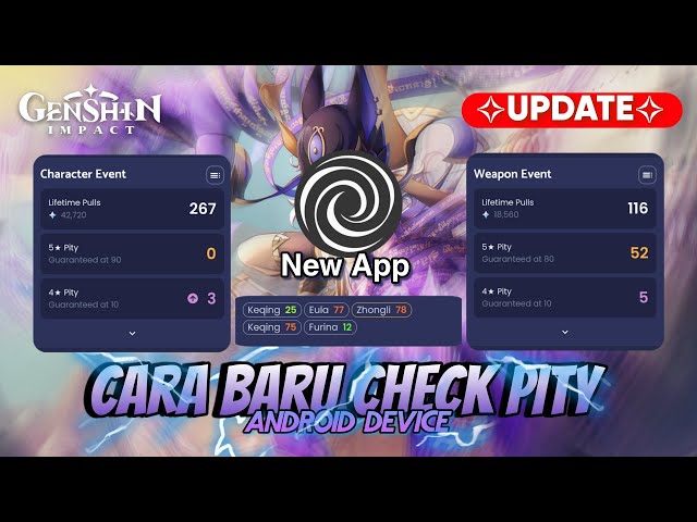 [UPDATE] Tutorial Cara Check Pity terbaru Genshin Impact 4.2 Lebih simpel dan mudah class=