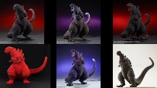 All Xplus Gigantic Shin Godzilla Versions Compared By Their Owners And The Kaiyodo Shin Godzilla