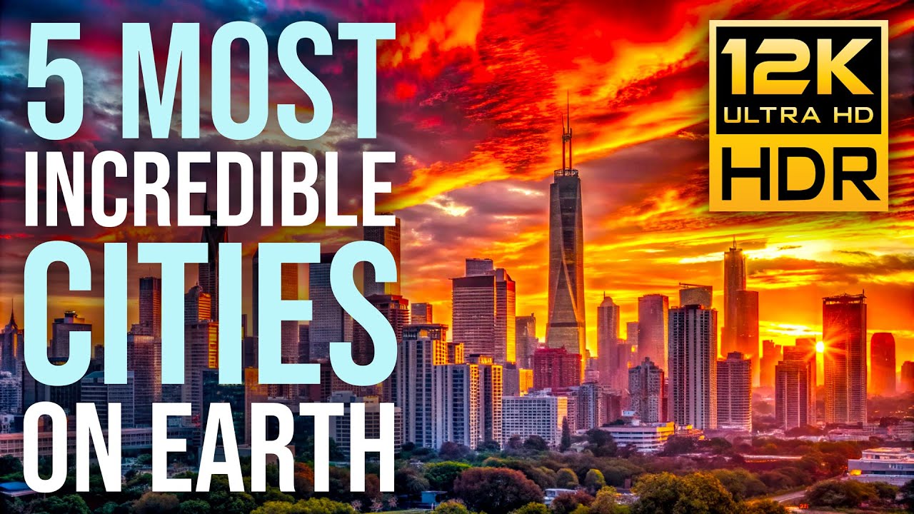 5 Most Incredible Cities on Earth in 12K HDR 60fps
