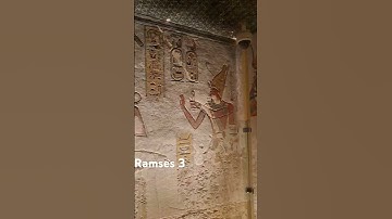 Thumbnail of The beautiful tomb of pharaoh Ramses the third in the valley of the kings  #ancientegypt #egypt