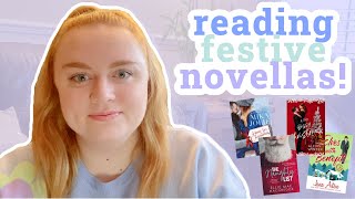 I read 6 christmas / holiday novellas!  | Reading Vlog