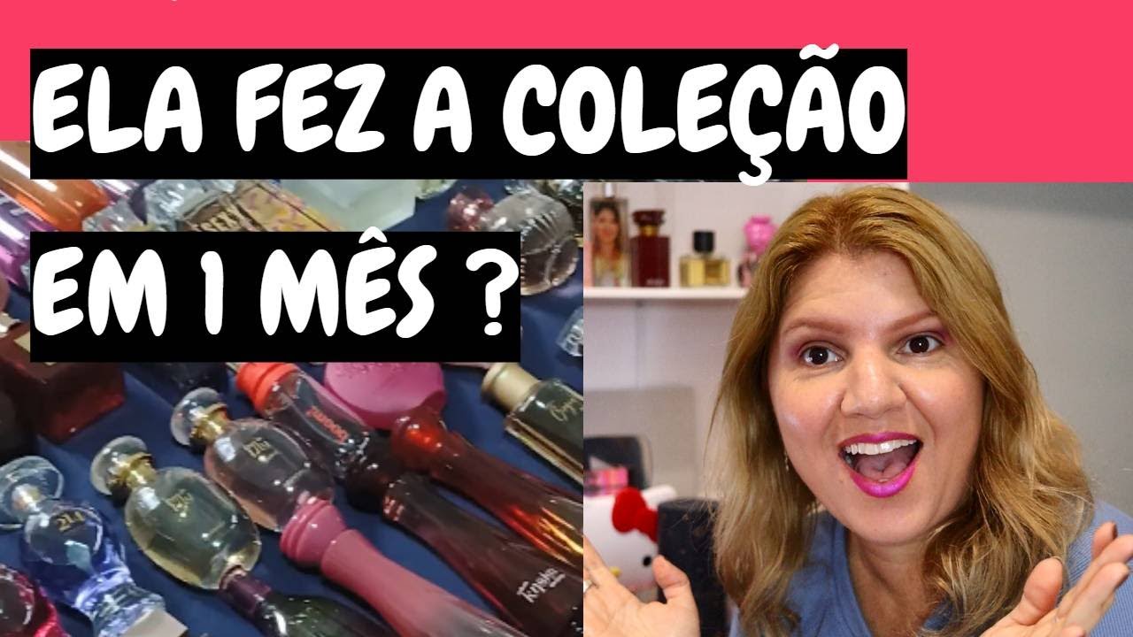 REAGINDO A COLEÇÃO DE 1 MÊS DA INSCRITA QUE AMA OS PERFUMES DOCINHOS