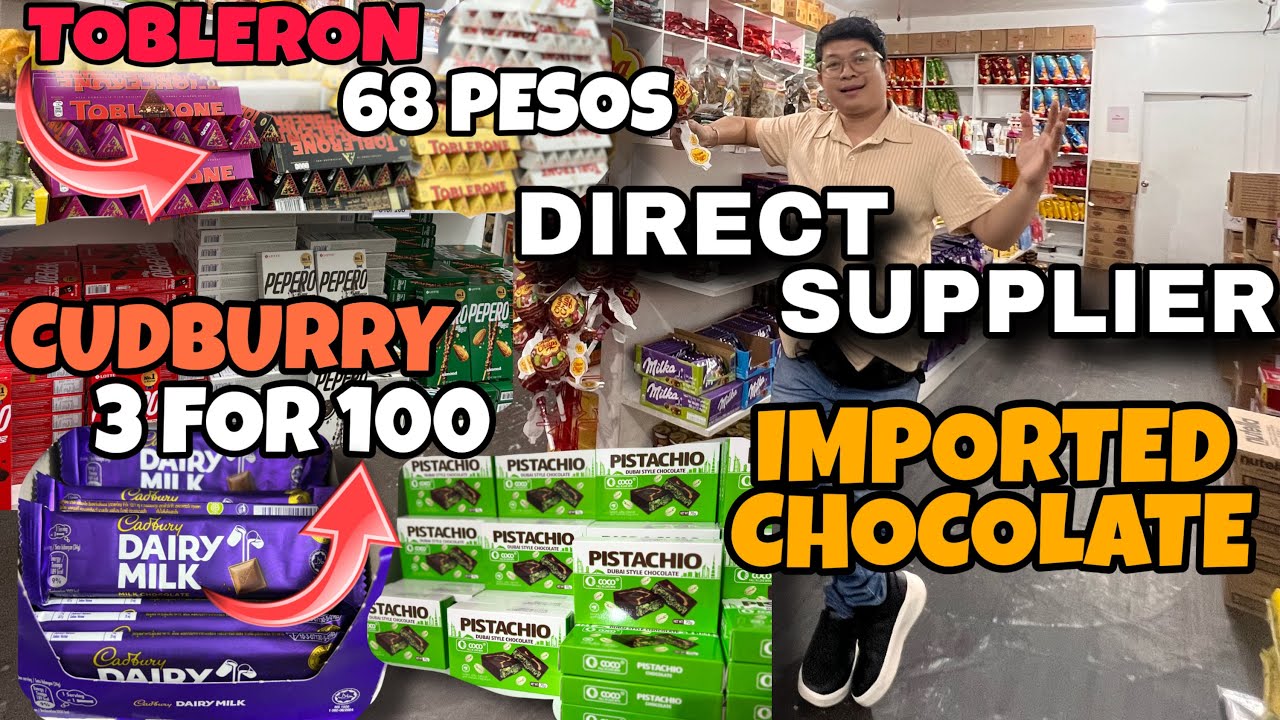 MATAAS NA ANG PRESYO NG CHOCOLATE | Pero Mababa Pa Rin dito sa Sweets by Francine | DIRECT SUPPLIER 