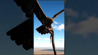 “Eagle Attacks Snake Mid-Air 2 Seconds Mein Game Over! #shorts”