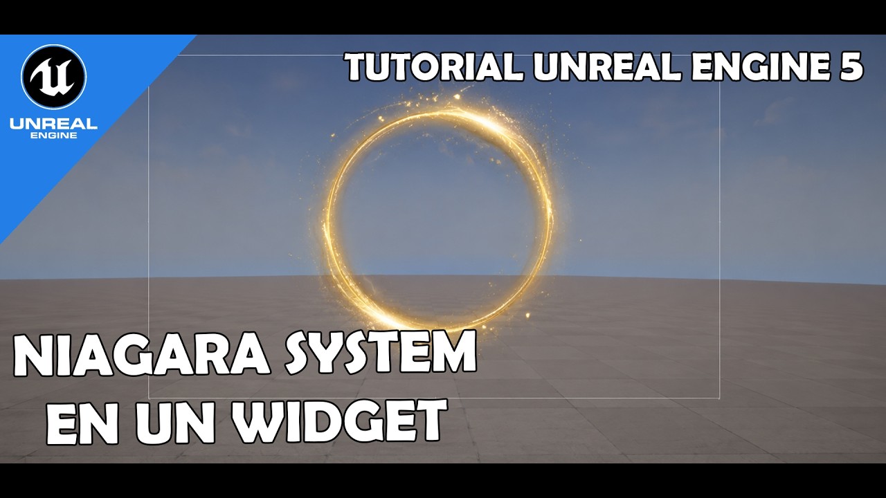 Cómo añadir un NIAGARA SYSTEM en un WIDGET en Unreal Engine 5 - YouTube