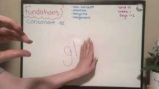 Fundations - Unit 17, Week 1, Days 1-2