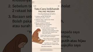 🕌 Istikharah Minta Petunjuk Lewat Mimpi #doamustajab #jodoh #shorts