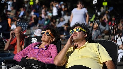 The total eclipse watched across America