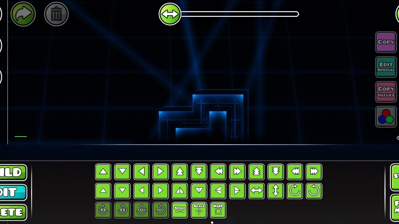 cómo decorar estilo glow geometry dash 2.2 - YouTube