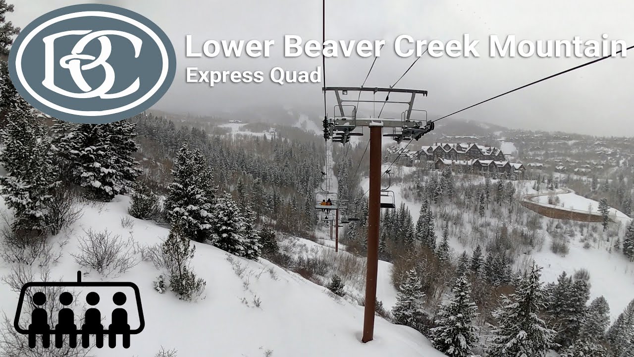 Beaver Creek Lower Beaver Creek Mountain Express Lift YouTube