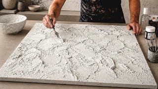 Creating 3D Textured Abstract Art: Acrylic Painting with Palette Knife Techniques 