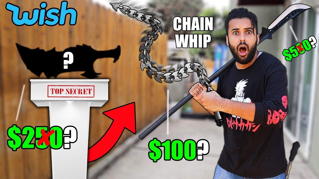 Guess The Price Of The WEAPON, You Keep It 500 CHALLENGE *MORTAL KOMBAT* RAZOR CHAIN WHIP