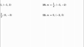Geometry 3.4 Equations of Lines