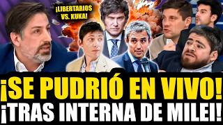 ¡FUERTE PELEA ENTRE LIBERTARIOS Y UN KUKA TRAS LA INTERNA EN EL GOBIERNO DE MILEI!
