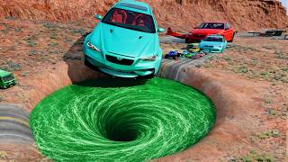 Download Lagu 🔥 BIG \u0026 SMALL CARS vs GIANT PIT #121 💥 – BeamNG.drive Extreme Crash Challenge | Impala BeamNG MP3