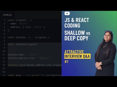 JS React js Interview most asked question (MNC) 