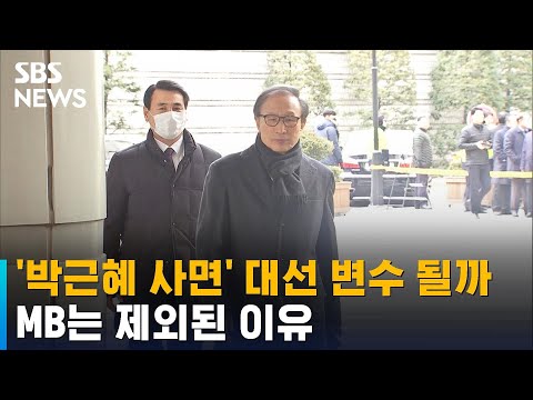 '박근혜 사면' 대선 변수 될까…MB는 제외된 이유 / SBS