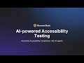 BrowserStack AI Agents for Accessibility Testing