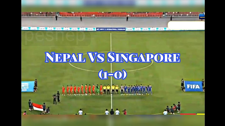 Nepal Vs Singapore (1-0) || Highlight | International Friendly Match