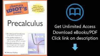 Download The Complete Idiot's Guide to Precalculus PDF