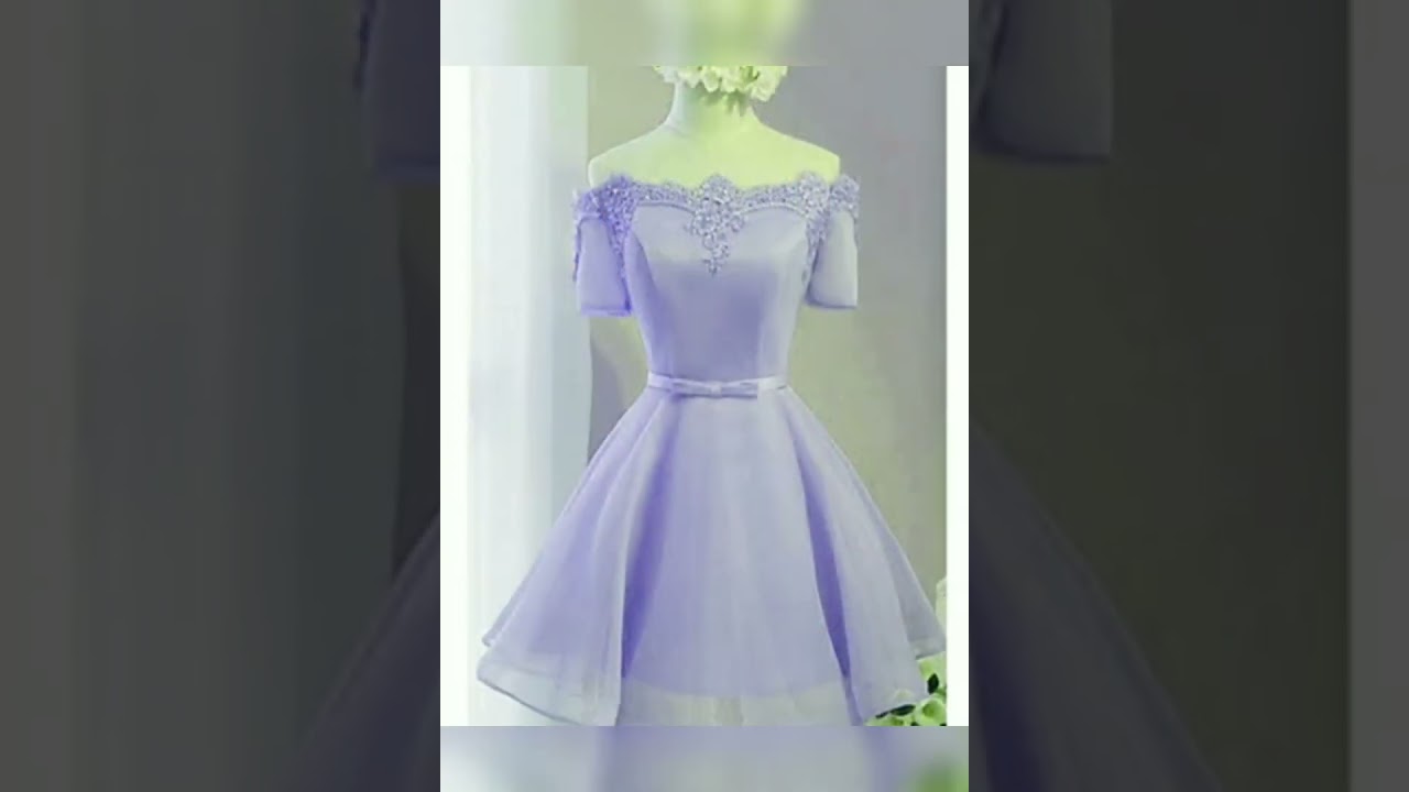 short purple dresses 👗💜 