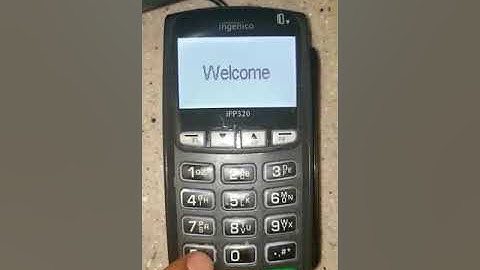 ingenico ipp320 programing