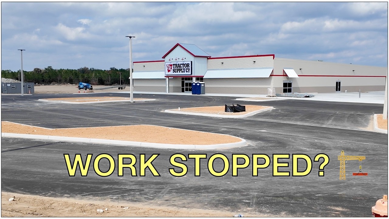 Ocala Florida: Tractor Supply Construction Update Part 3 #Ocala #TractorSupply #Florida