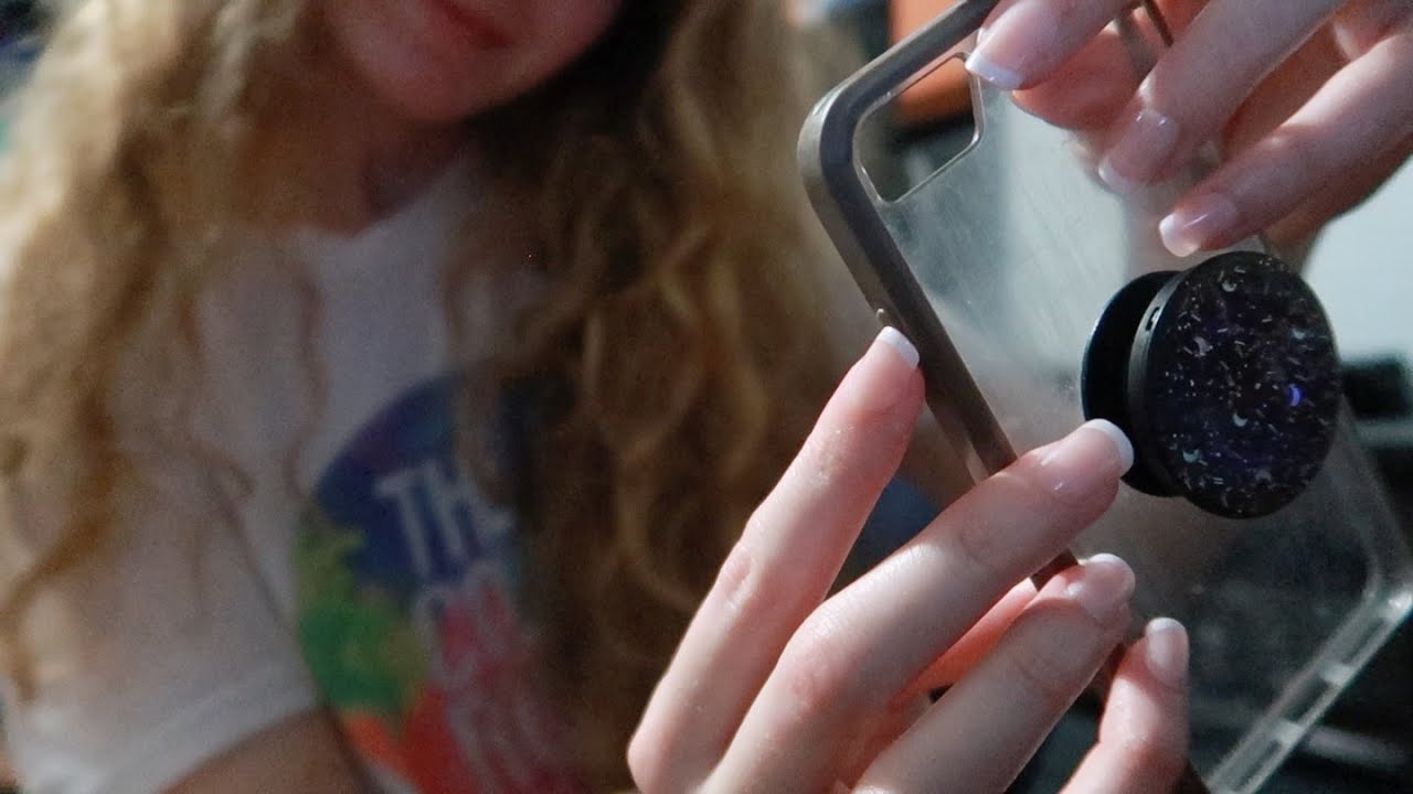 iPhone case tapping/ scratching📱