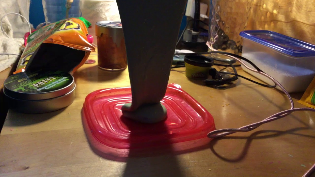 asmr jiggly slime drizzle (+asmr rain sounds) / kaylee slimez ♡