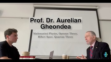 1 | Prof. Dr. Aurelian Gheondea | Mathematical Physics, Operator Theory, Hilbert Spaces, Education