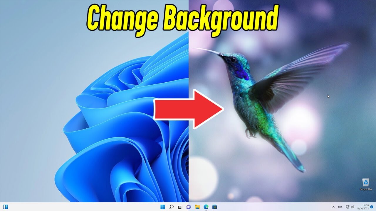 Change Wallpaper Image In Windows 11 How To Change Desktop Background Change Wallpaper Image In Windows 11 How To Change Desktop Background