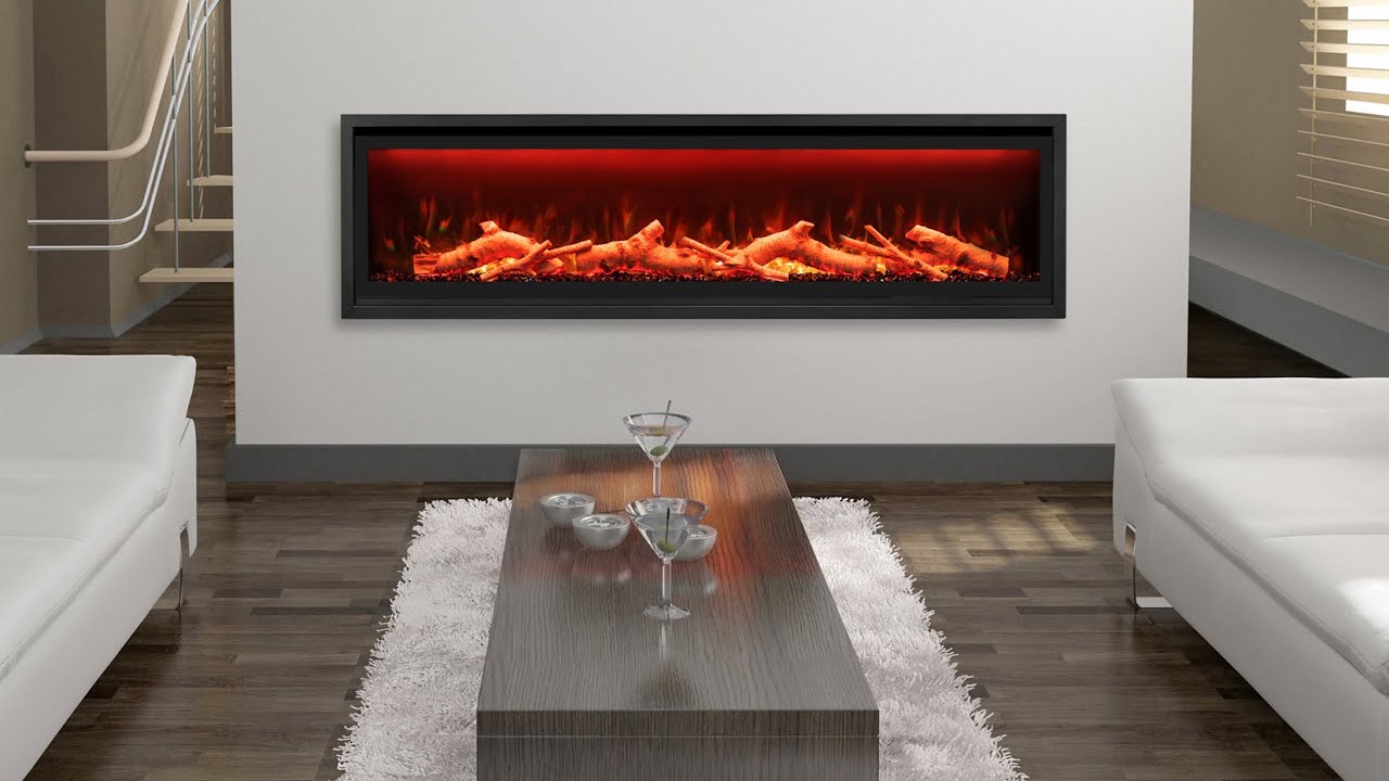 ActiveFlame Pro Series Black Diamond Electric Fireplace, 50IN