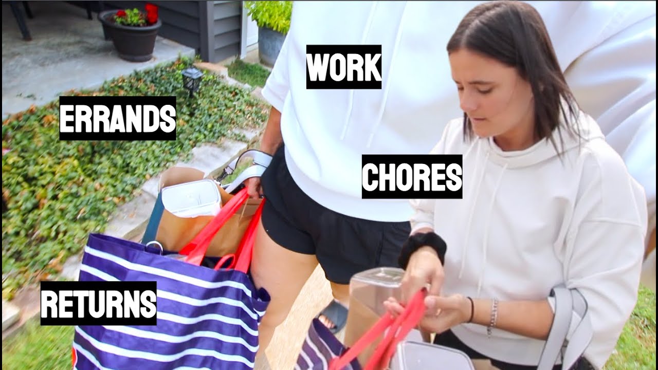 VLOG: gym, work, errands, returns, shopping (busy DAY in the LIFE) ✨ 🤪
