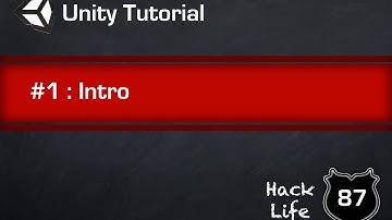 Unity Tutorial #1 - Intro