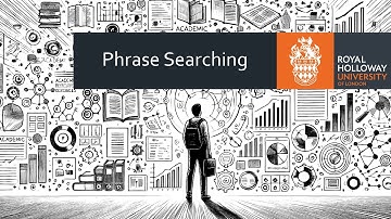 Search Techniques | Phrase Searching