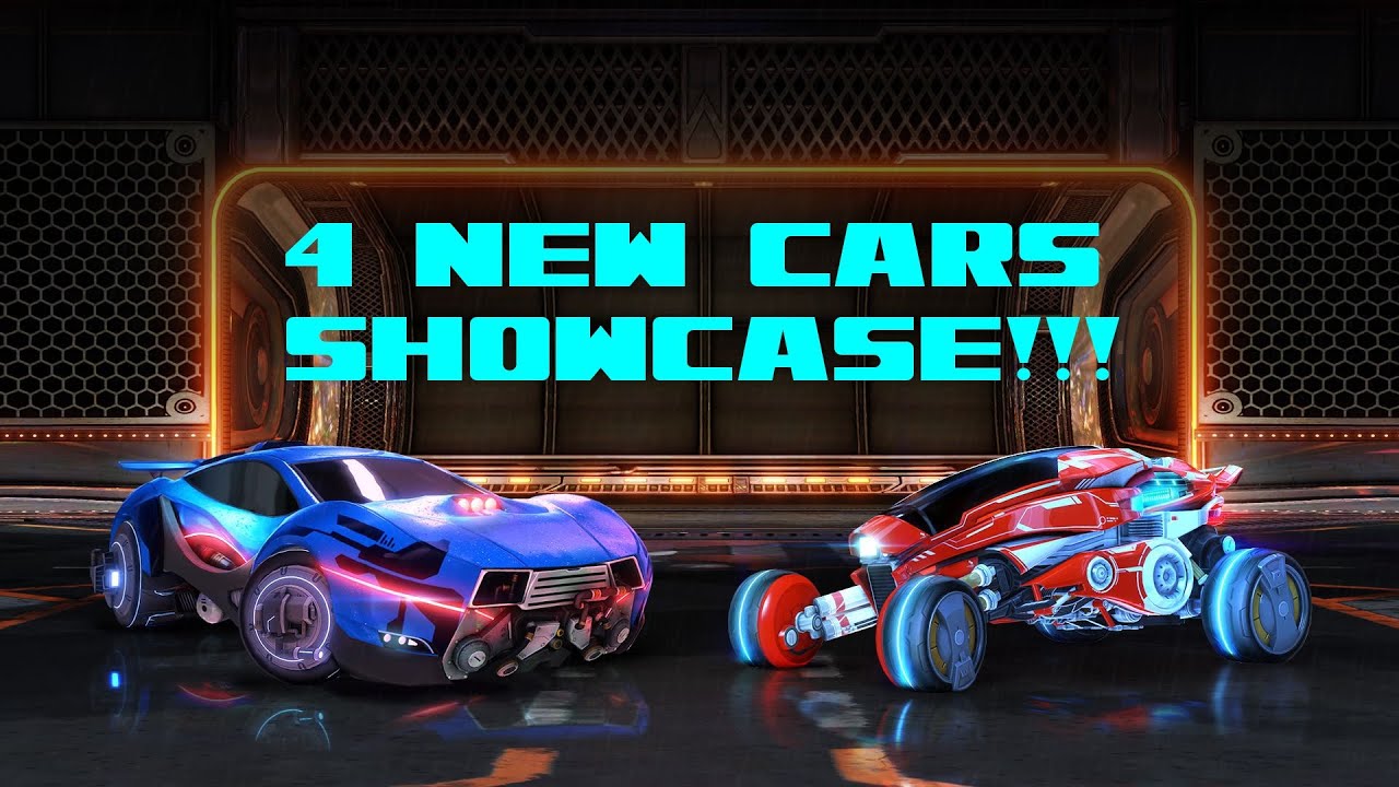 Rocket League - 4 New Cars + Decals Showcase - YouTube