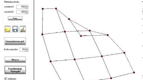Fruchterman-Reingold algorithm - 16-node grid
