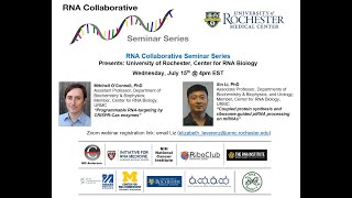 RNA Collaborative Seminar - University of Rochester, July 15, 2020