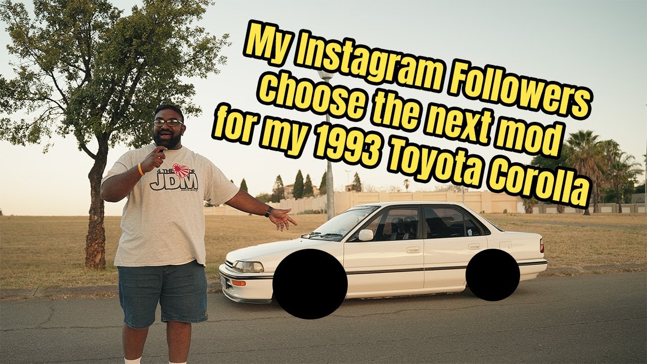 INSTAGRAM FOLLOWERS CHOOSE NEXT MODIFICATION | TOYOTA | COROLLA | CAR BUILD | OLD SCHOOL | 4K