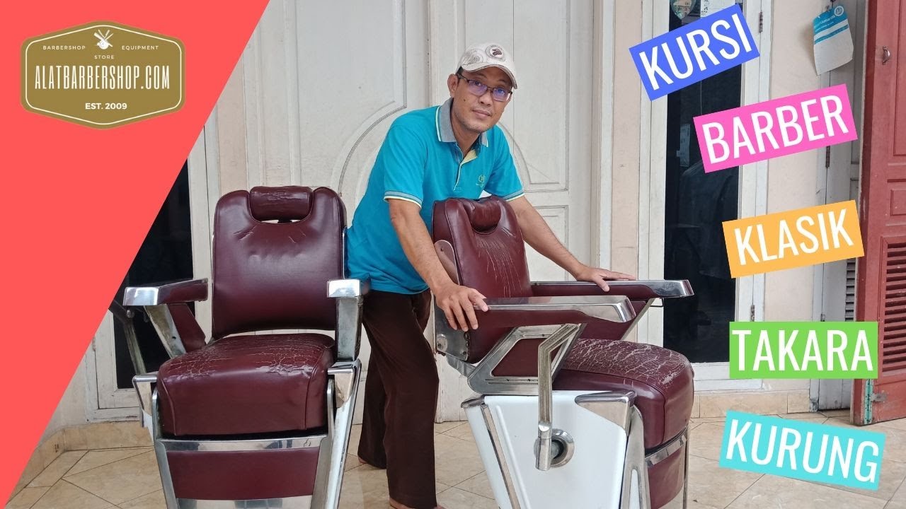 Jual Kursi Barber Klasik Takara Kurung Made in Japan Bekas Termurah