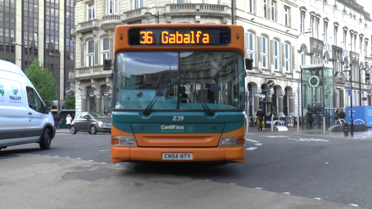 BUSES AT CARDIFF APRIL 2017