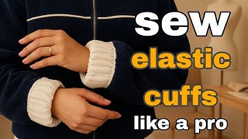 How to Sew Perfect Elastic Cuffs